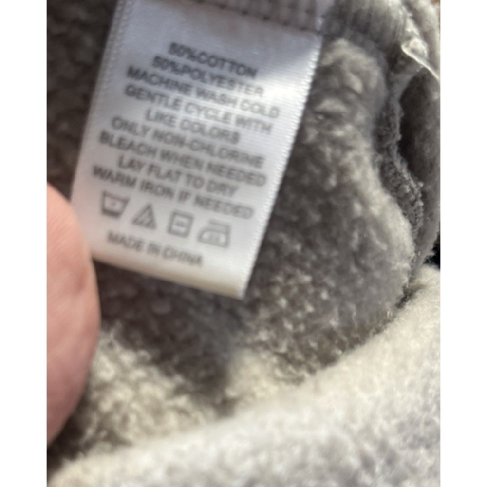 Fly Boutique Gray Crop 1/2 Zip Sweatshirt Womens M - Picture 5 of 6